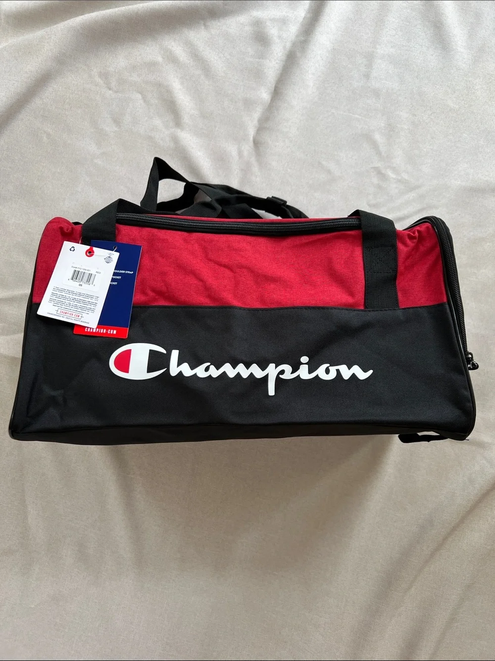 Champion Prologue Duffel Bag Black & Red Brand New